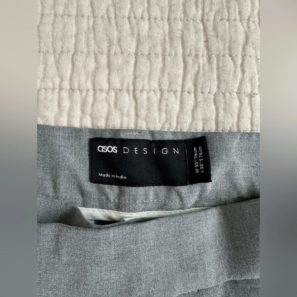 ASOS men’s gray slack dress pants 482 - Picture 5 of 5